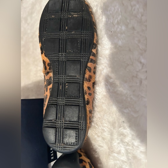 Ralph Lauren Kids Leopard Print Ballerinas - Picture 7 of 9
